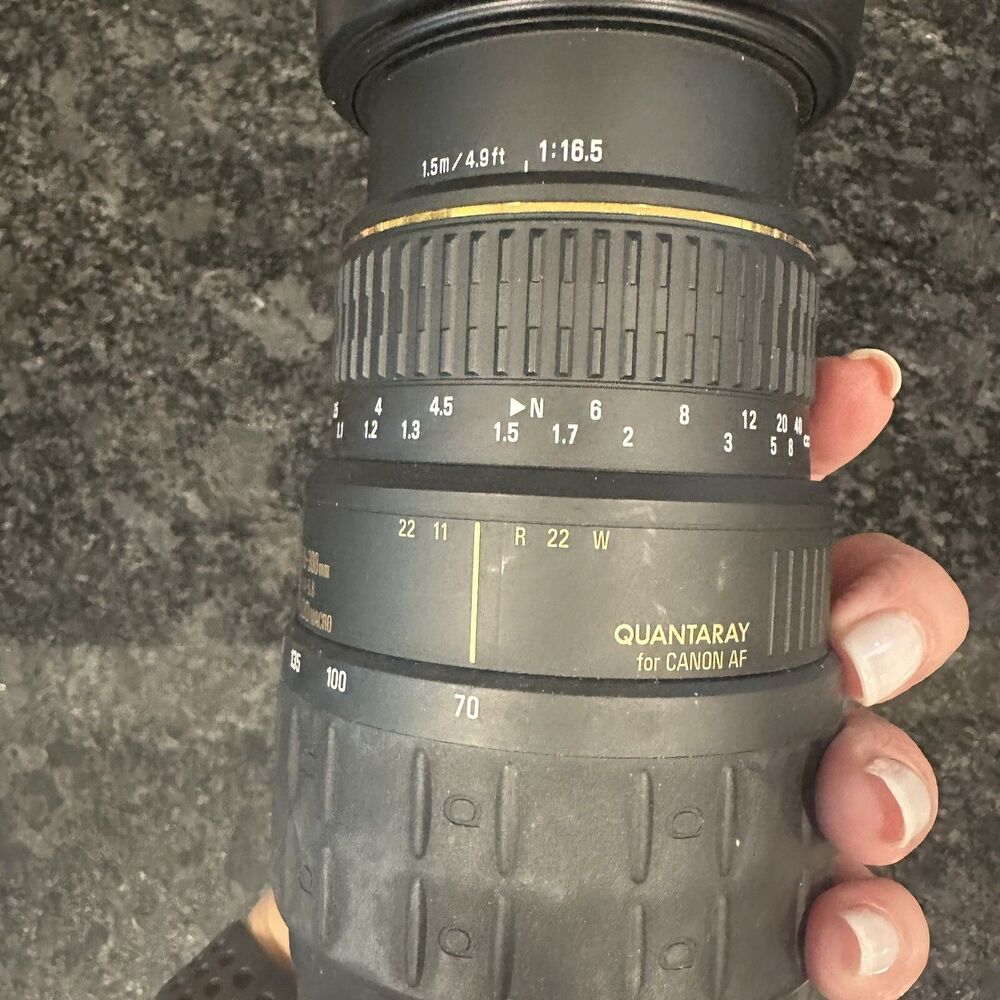 Quantaray AF 70-300mm 1:4 -5.6 LDO MACRO Lens For Canon AUC